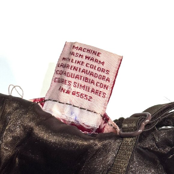 Vtg Y2K Papaya Patchwork Babydoll Dress Brown Beaded Lace Festival Eclectic Boho - Picture 6 of 16